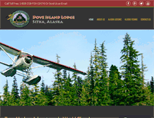 Tablet Screenshot of doveislandlodge.com